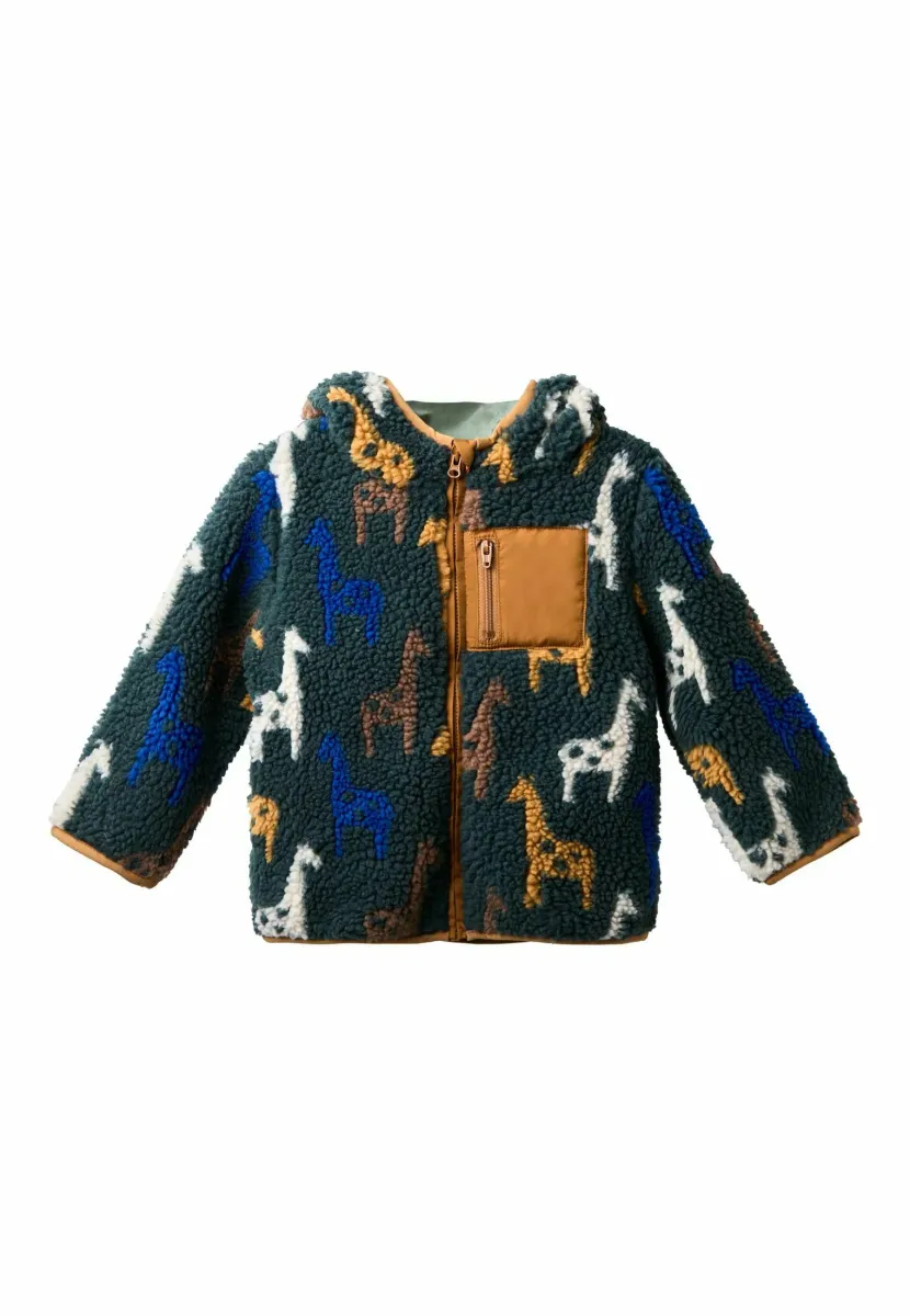 REGULAR FIT  - Fleecejacke - green