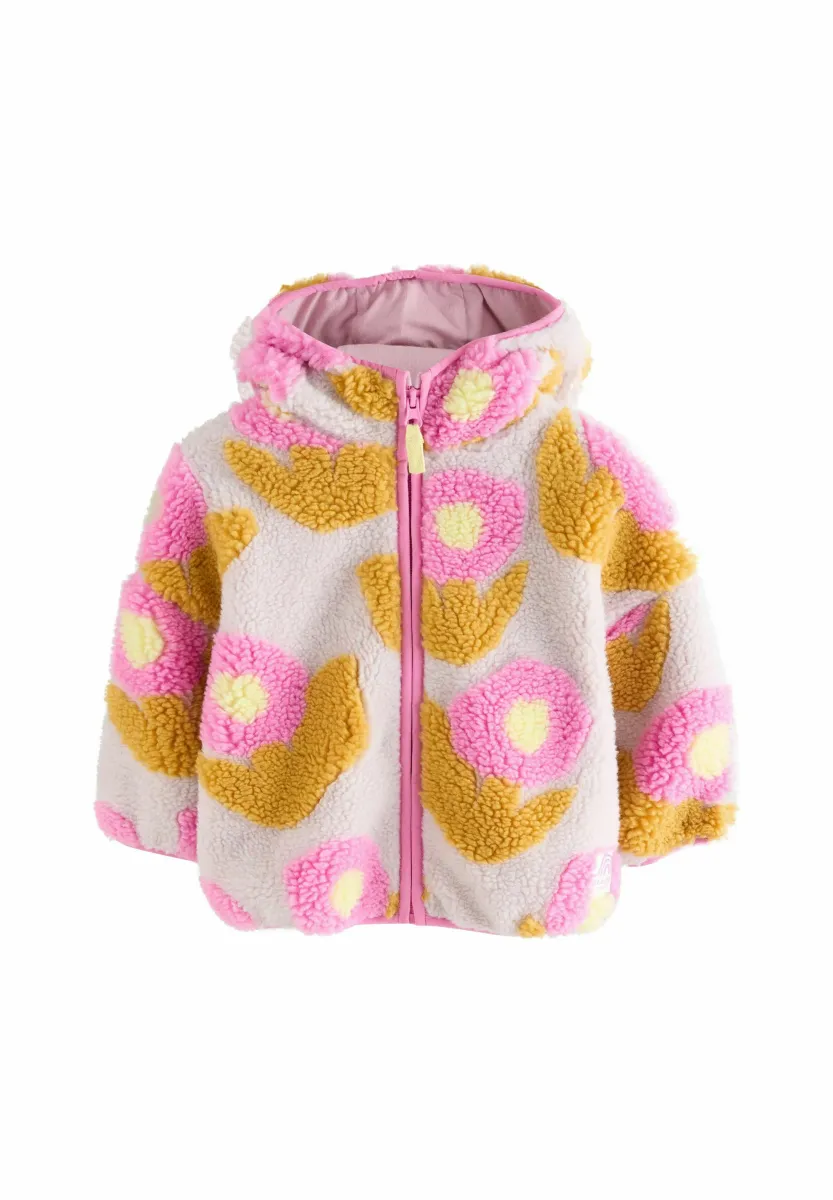 REGULAR FIT  - Fleecejacke - lilac flower print