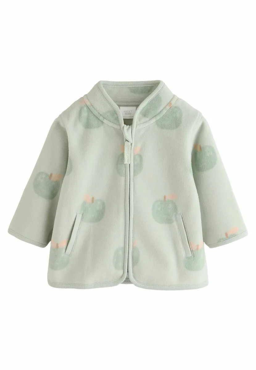 REGULAR FIT  - Fleecejacke - sage green apple print baby