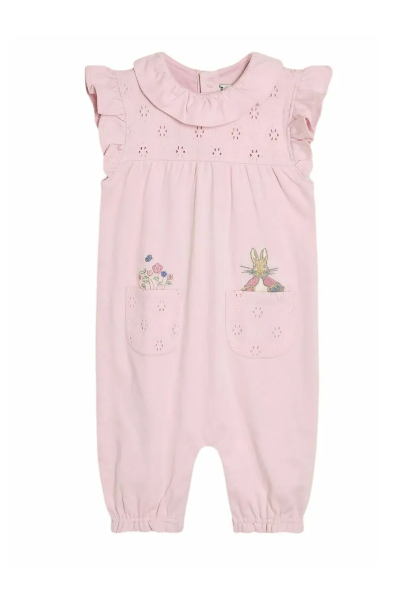 REGULAR FIT - FLOPSY BUNNY FRILL BRODERIE  - Jumpsuit - pink