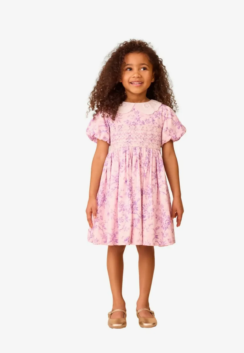 REGULAR FIT - FLORAL  - Freizeitkleid - lilac walled garden
