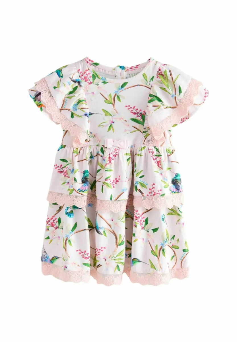 REGULAR FIT - FLORAL - Freizeitkleid - pink