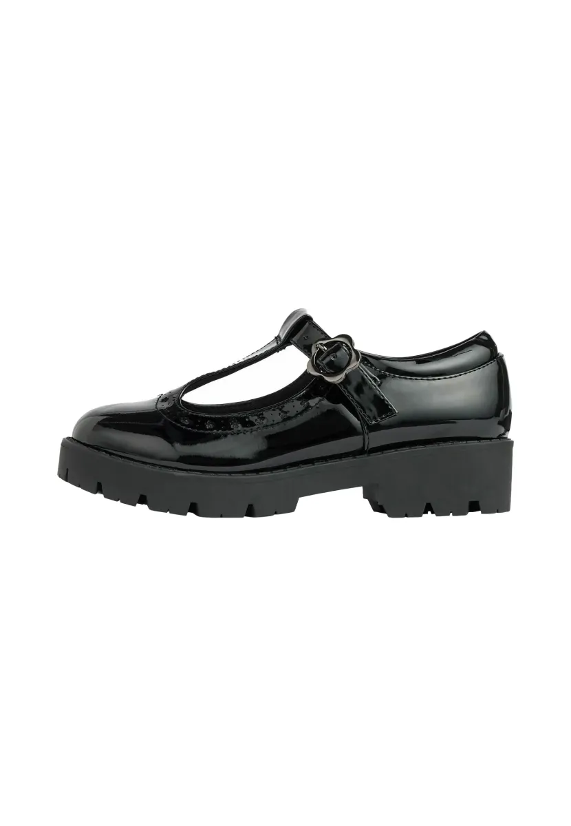 REGULAR FIT - FLOWER MARY JANE  - Slipper - black