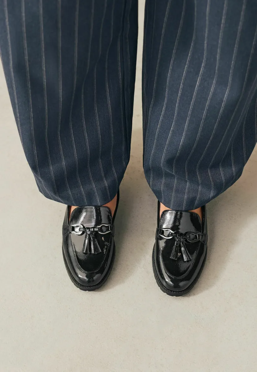 REGULAR FIT - FOREVER COMFORT CHUNKY MARY JANE   - Slipper - new navy patent