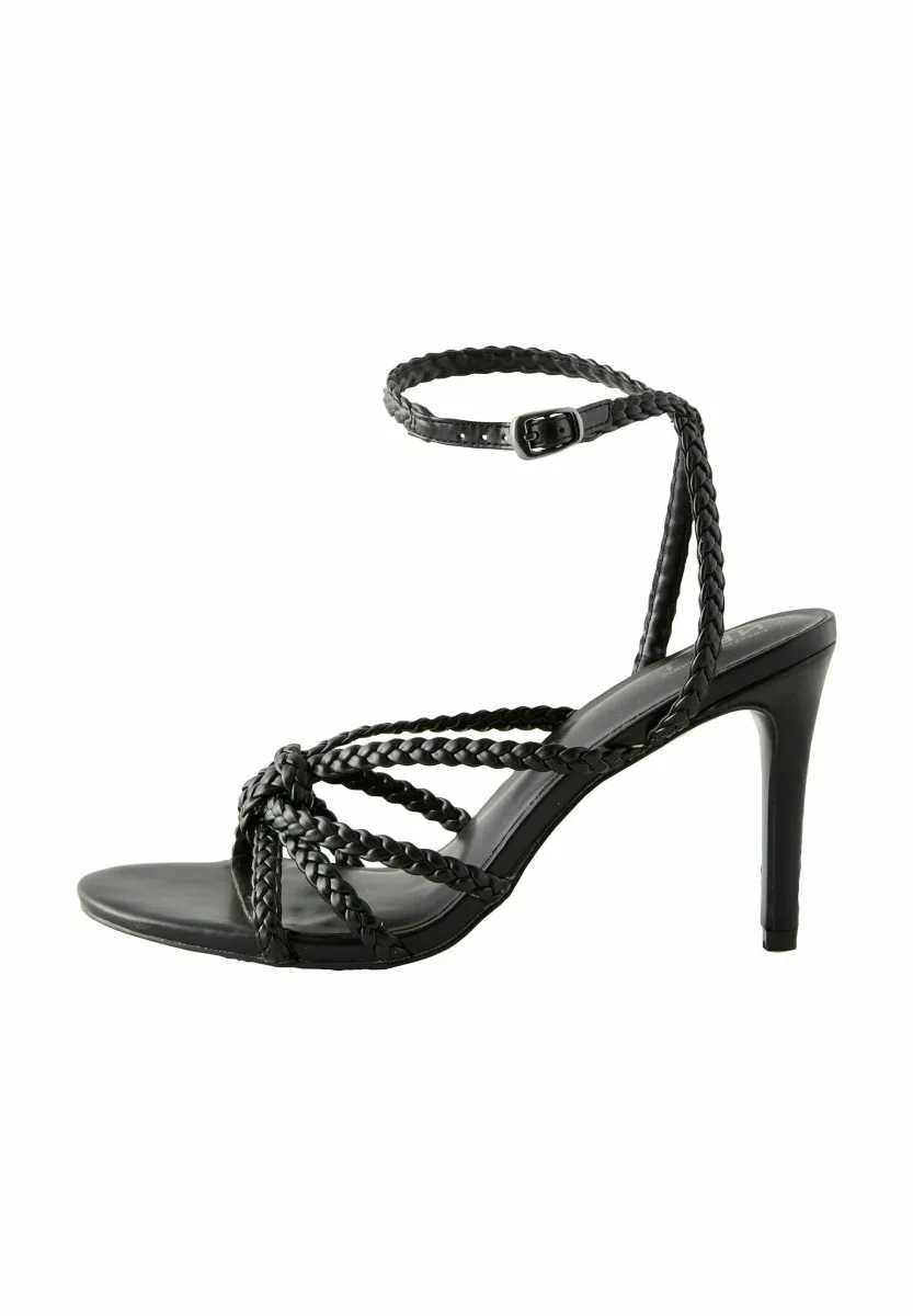 REGULAR FIT - FOREVER COMFORT PLAITED STRAPPY - Riemensandalette - black