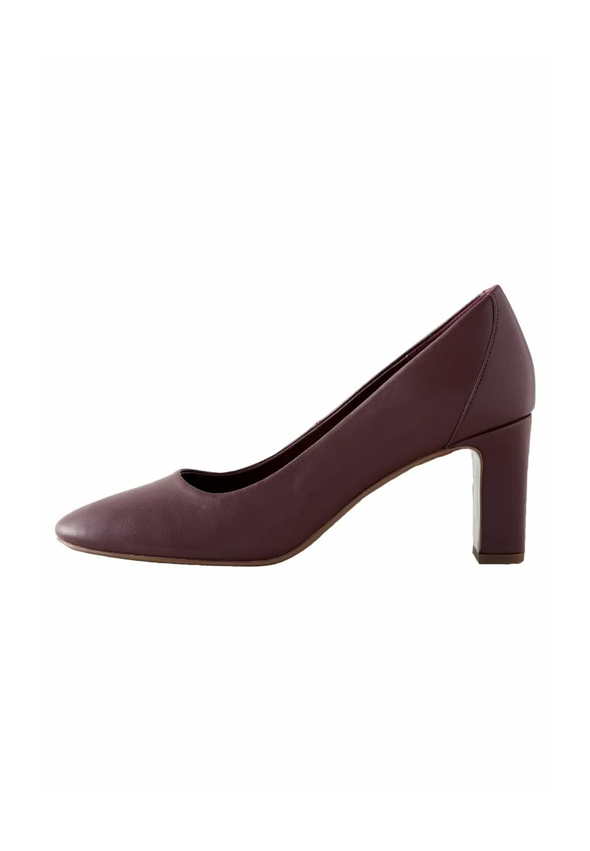 REGULAR FIT - FOREVER COMFORT ROUND TOE BLOCK COURT - Pumps - new berry red