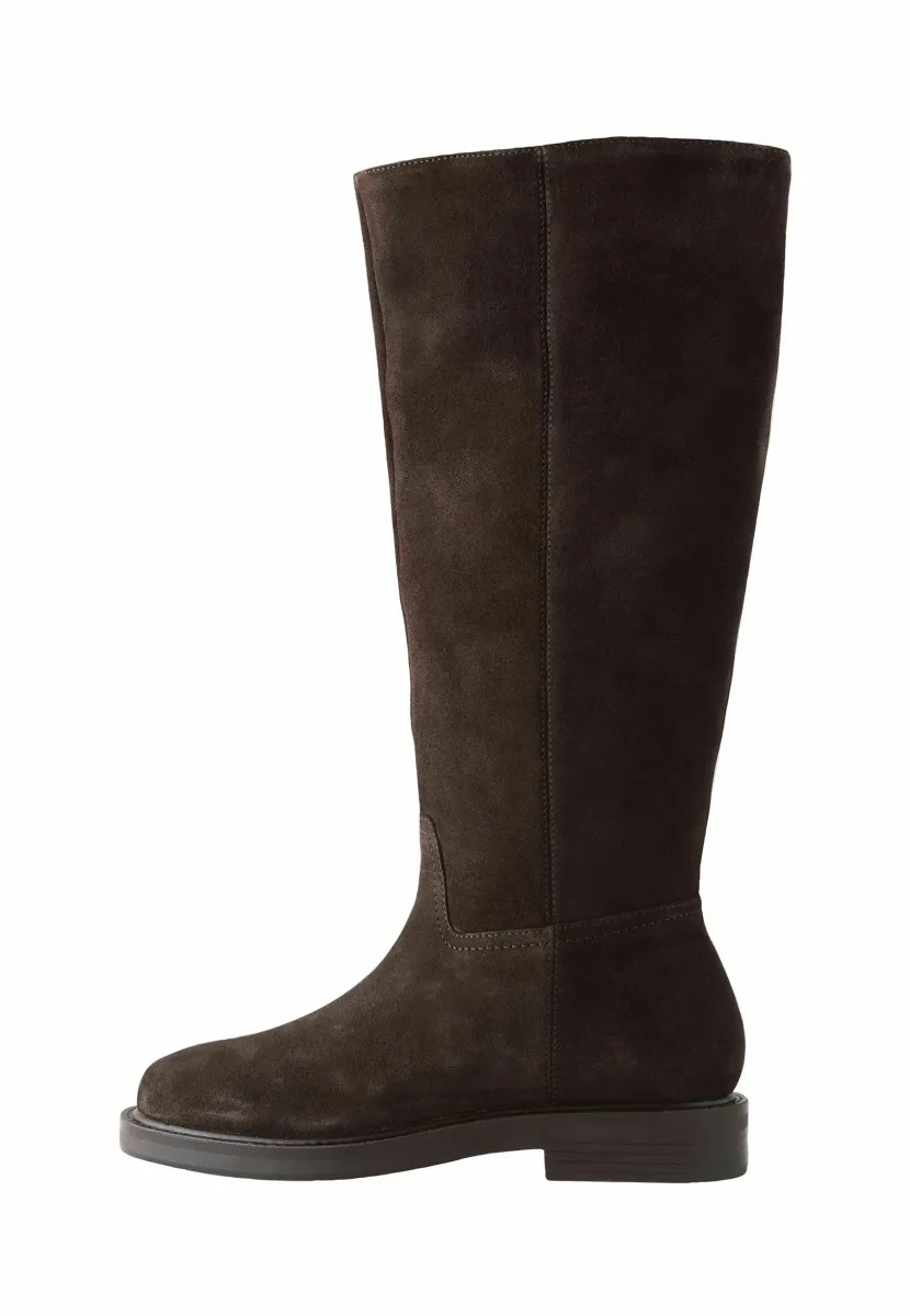 REGULAR FIT - FOREVER COMFORT ROUND TOE - Stiefel - chocolate brown suede