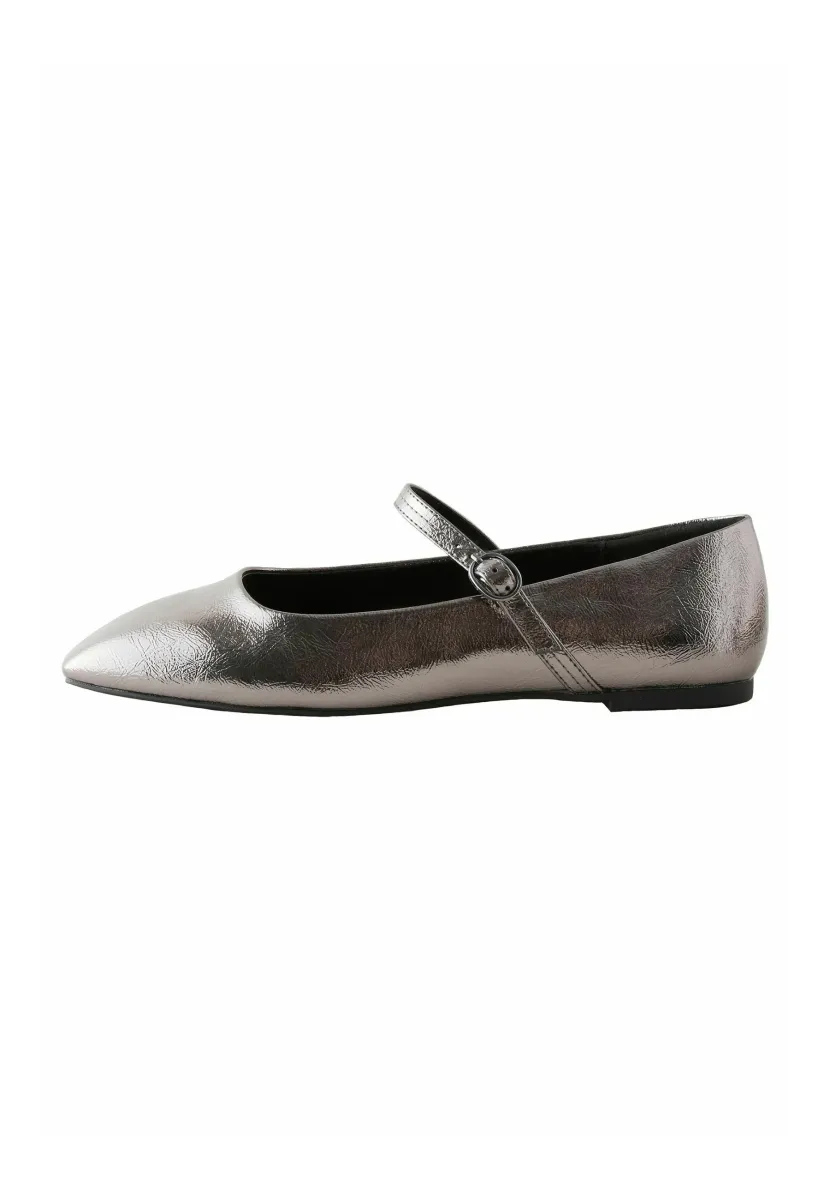 REGULAR FIT - FOREVER COMFORT® SQUARE TOE MARY JANE  - Riemchenballerina - new pewter