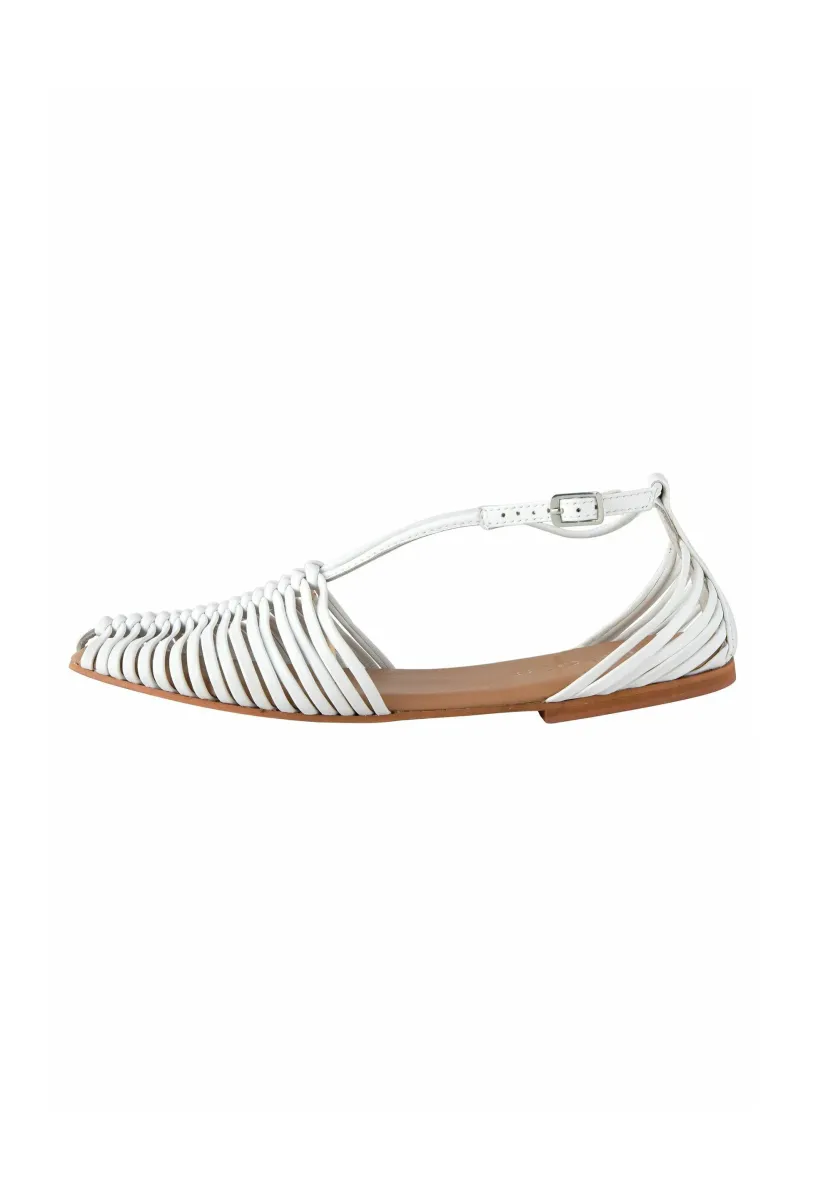 REGULAR FIT - FOREVER COMFORT TOE STRAPPY  - Riemensandalette - white