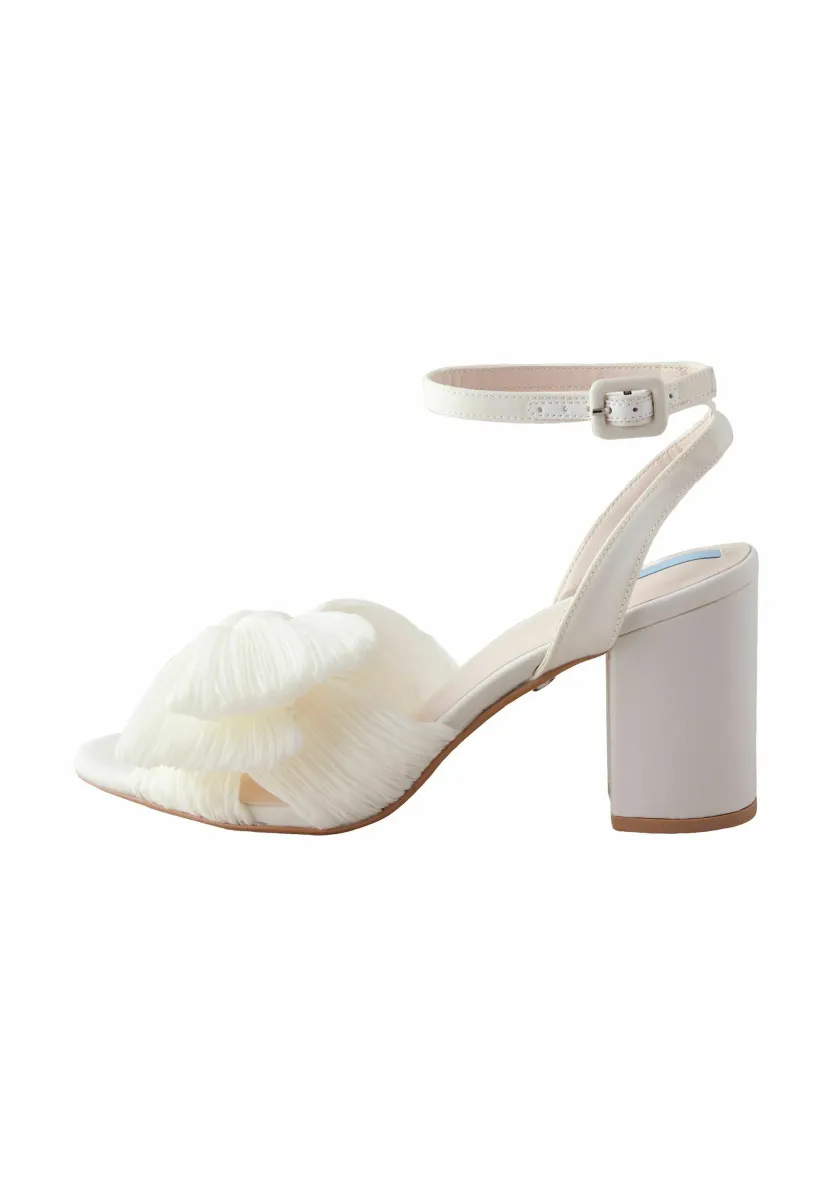 REGULAR FIT FOREVER COMFORT WEDDING BOW BLOCK BRIDAL - Riemensandalette - ivory