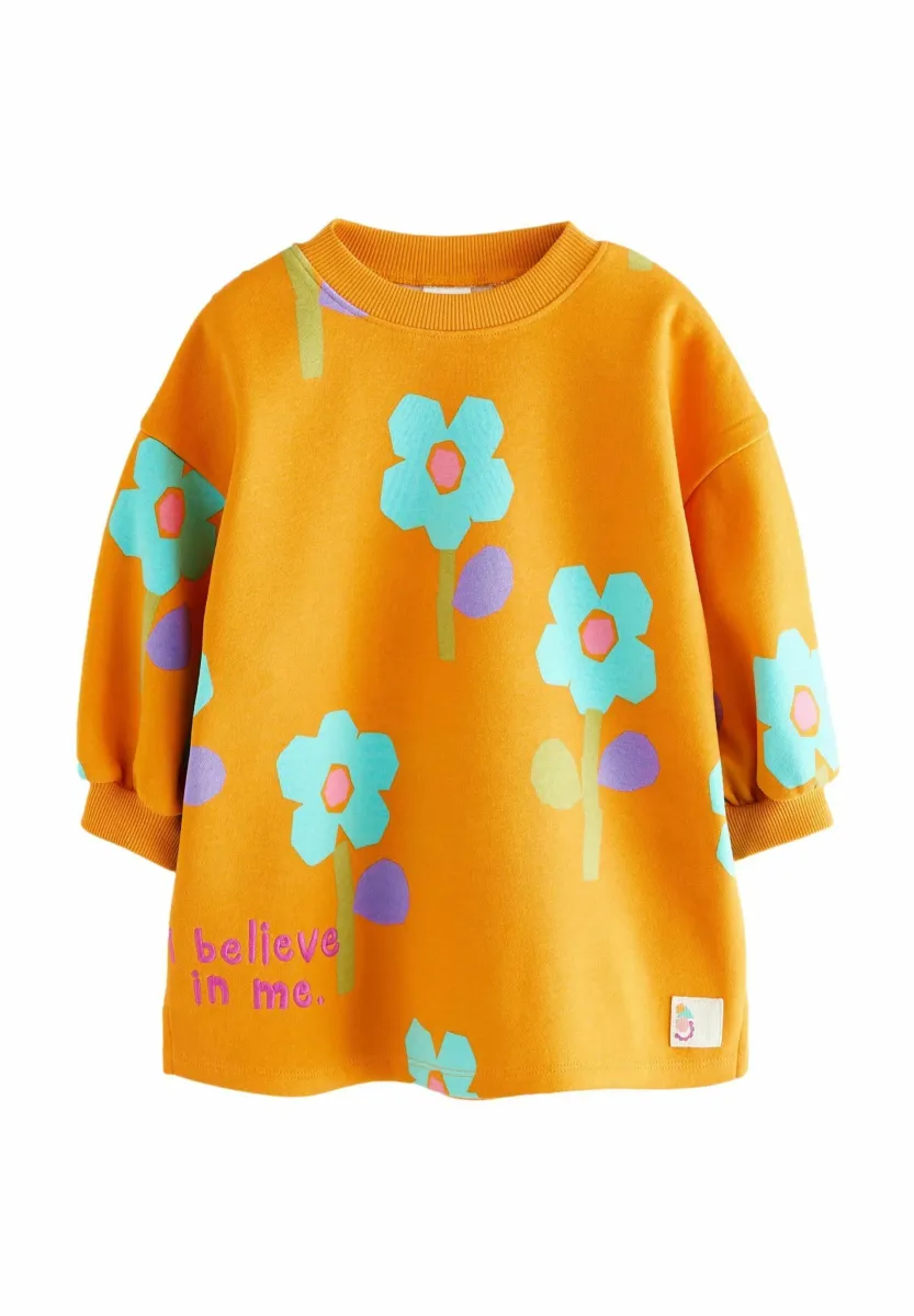 REGULAR FIT - Freizeitkleid - orange floral