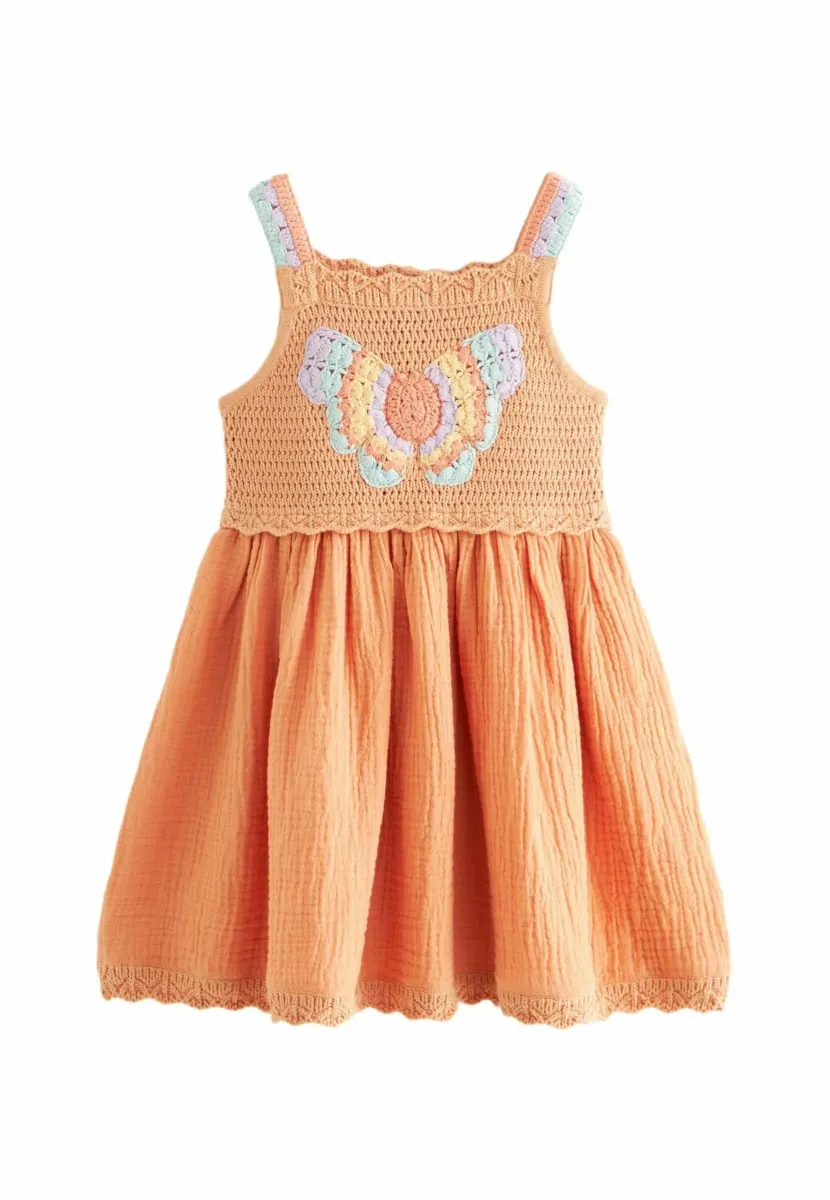 REGULAR FIT - Freizeitkleid - orange