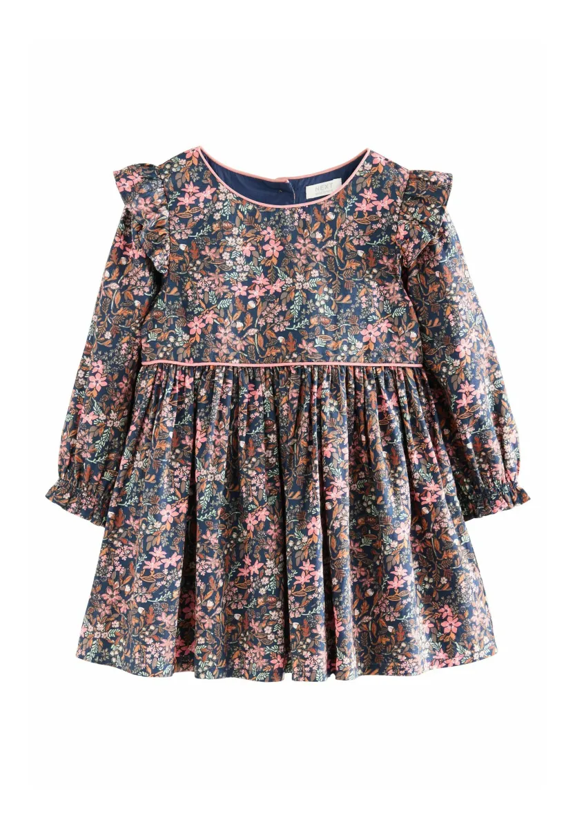 REGULAR FIT - FRILL LONG SLEEVE - Freizeitkleid - multi ditsy