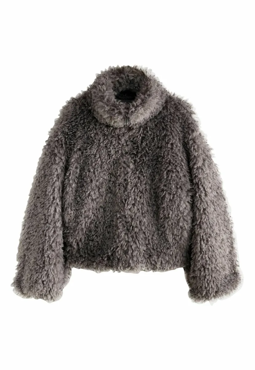 REGULAR FIT - FUNNEL NECK - Winterjacke - grey