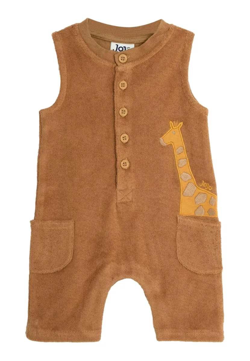REGULAR FIT - GIRAFFE APPLIQUÉ SLEEVELESS   - Jumpsuit - brown