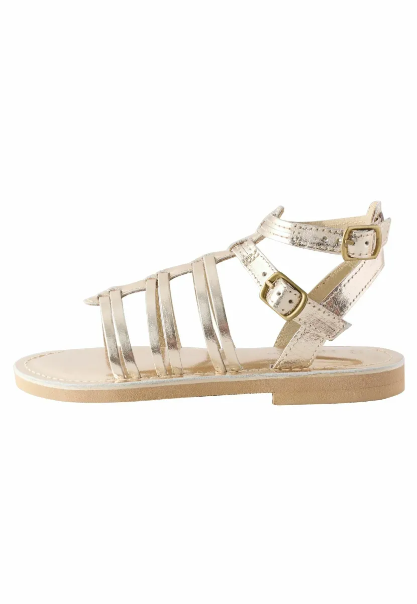 REGULAR FIT - GLADIATOR - Riemensandalette - gold metallic