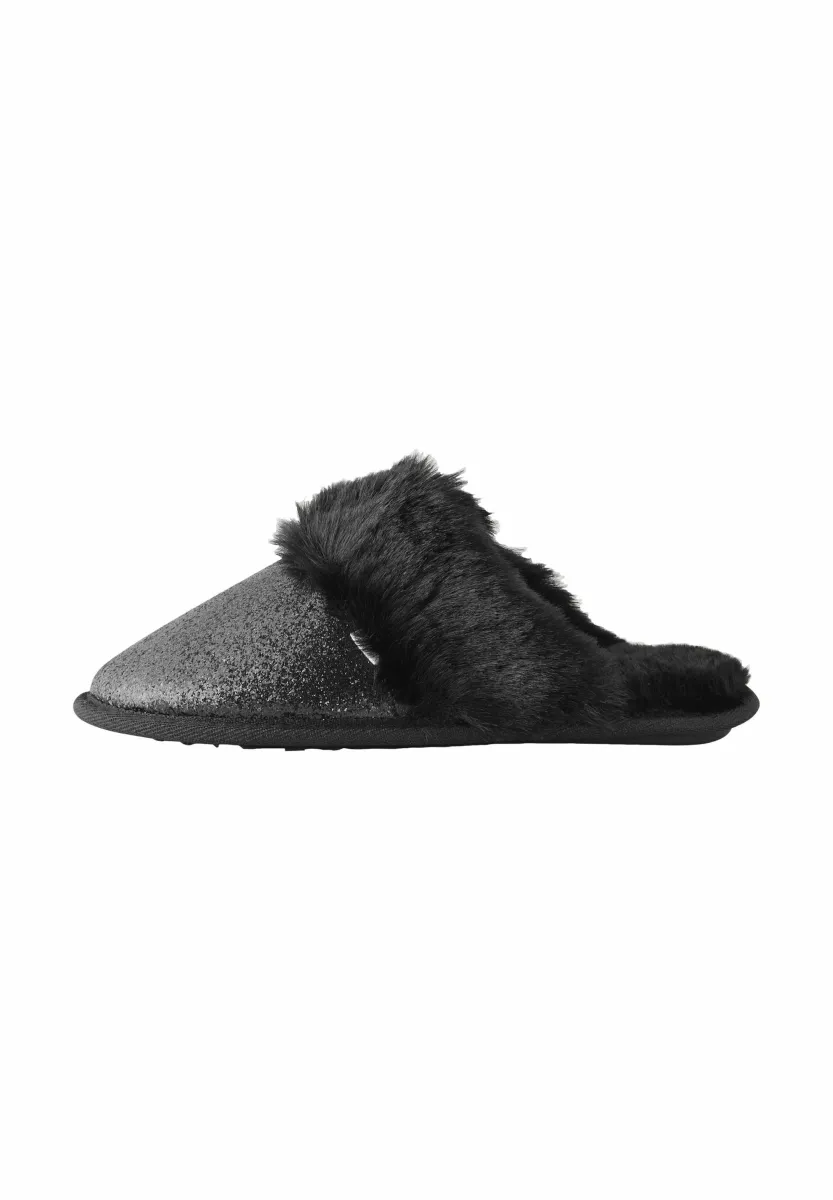 REGULAR FIT - GLITTER - Hausschuh - black