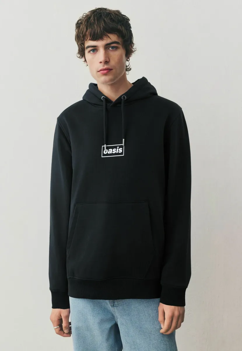 REGULAR FIT - GRAPHIC PRINT LICENSE  - Kapuzenpullover - black