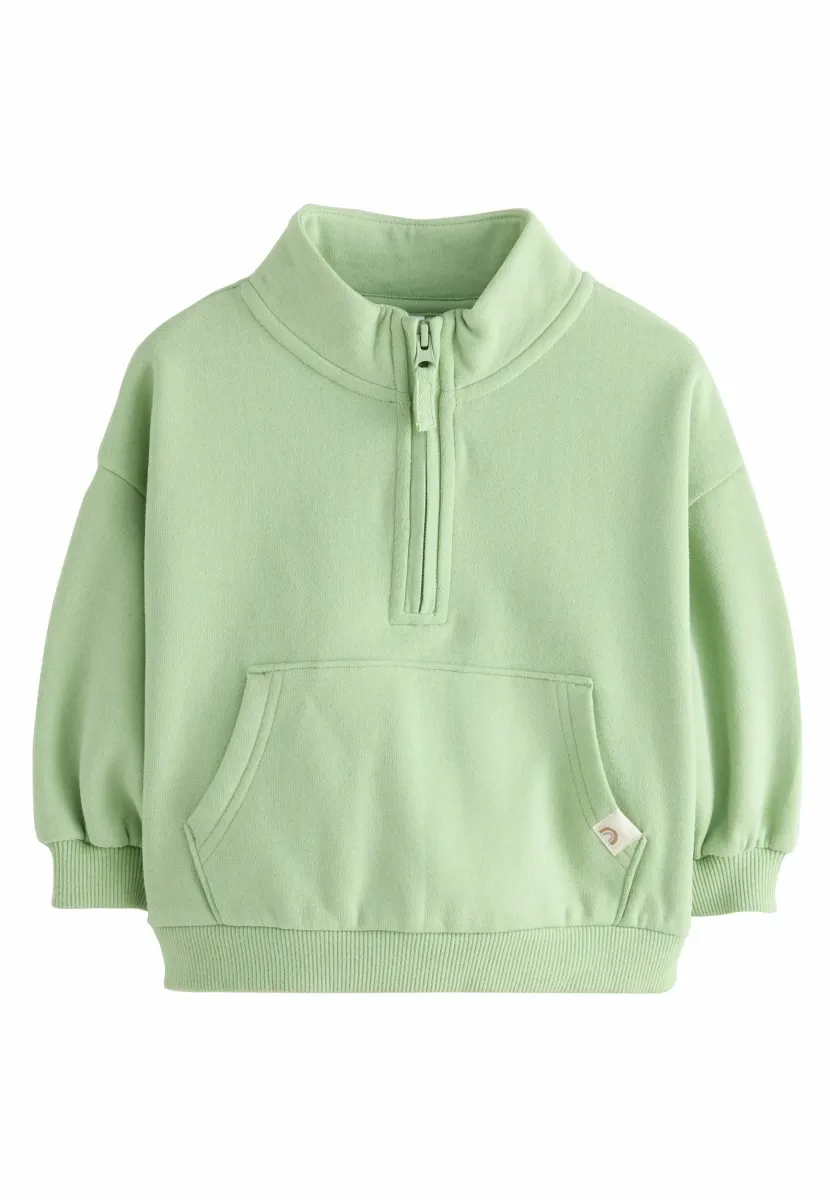 REGULAR FIT HALF - Sweatshirt - sage green