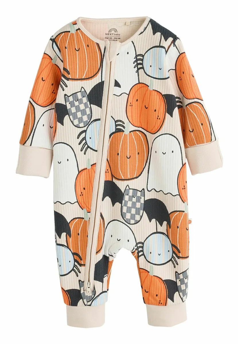 REGULAR FIT - HALLOWEEN TWO WAY ZIP  - Pyjama - orange