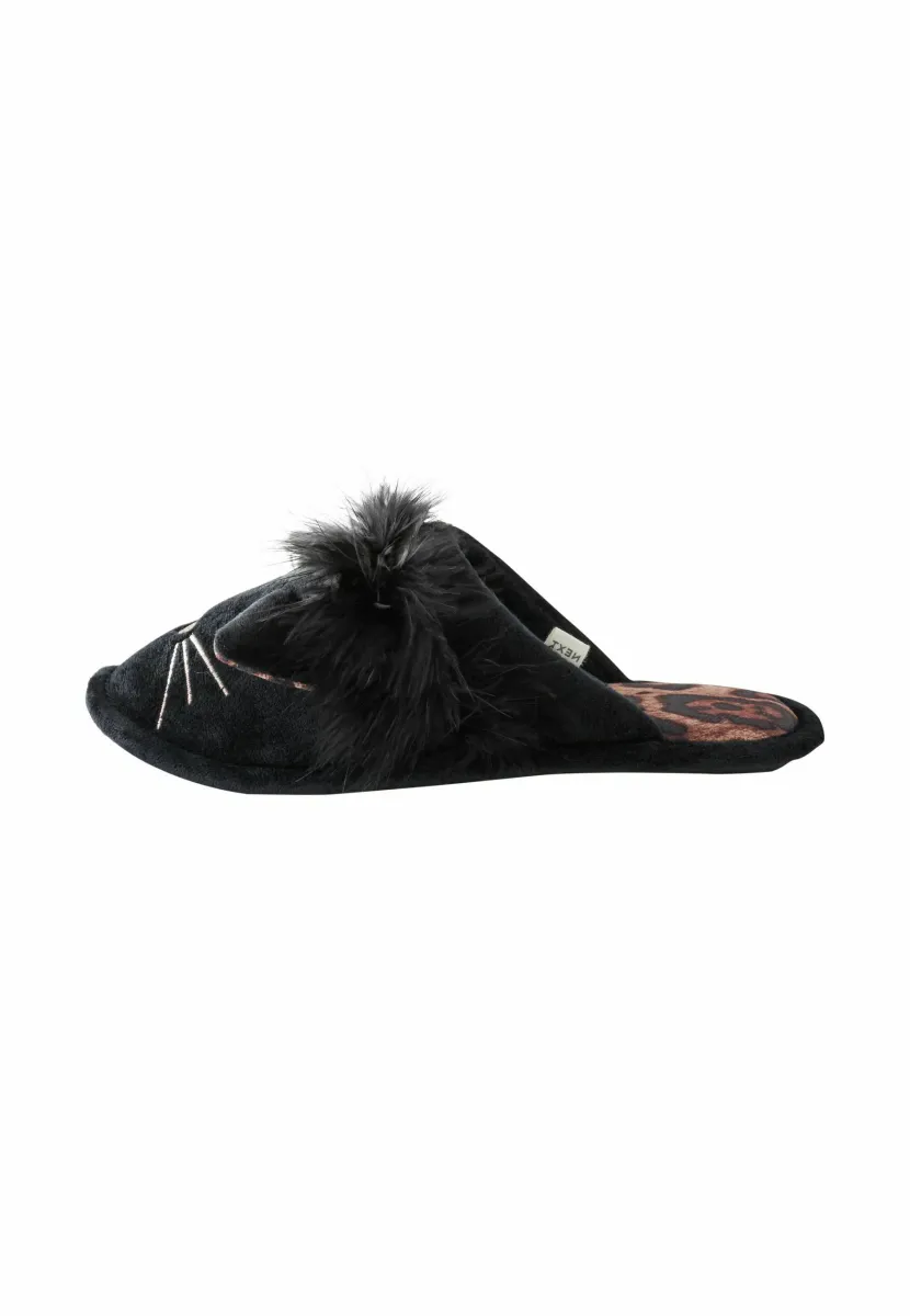 REGULAR FIT  - Hausschuh - black cat