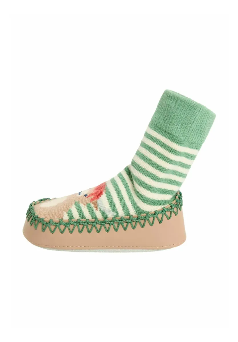 REGULAR FIT - Hausschuh - green highland cow