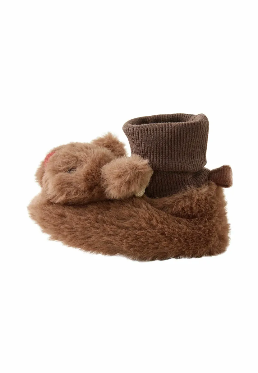 REGULAR FIT  - Hausschuh - tan brown christmas reindeer