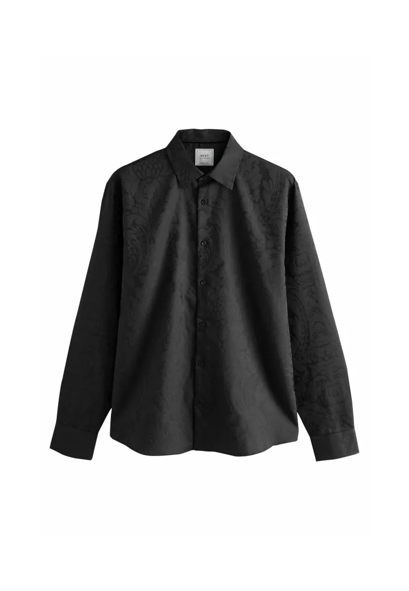 REGULAR FIT - Hemd - black floral