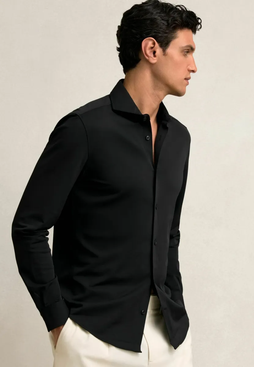 REGULAR FIT - Hemd - black