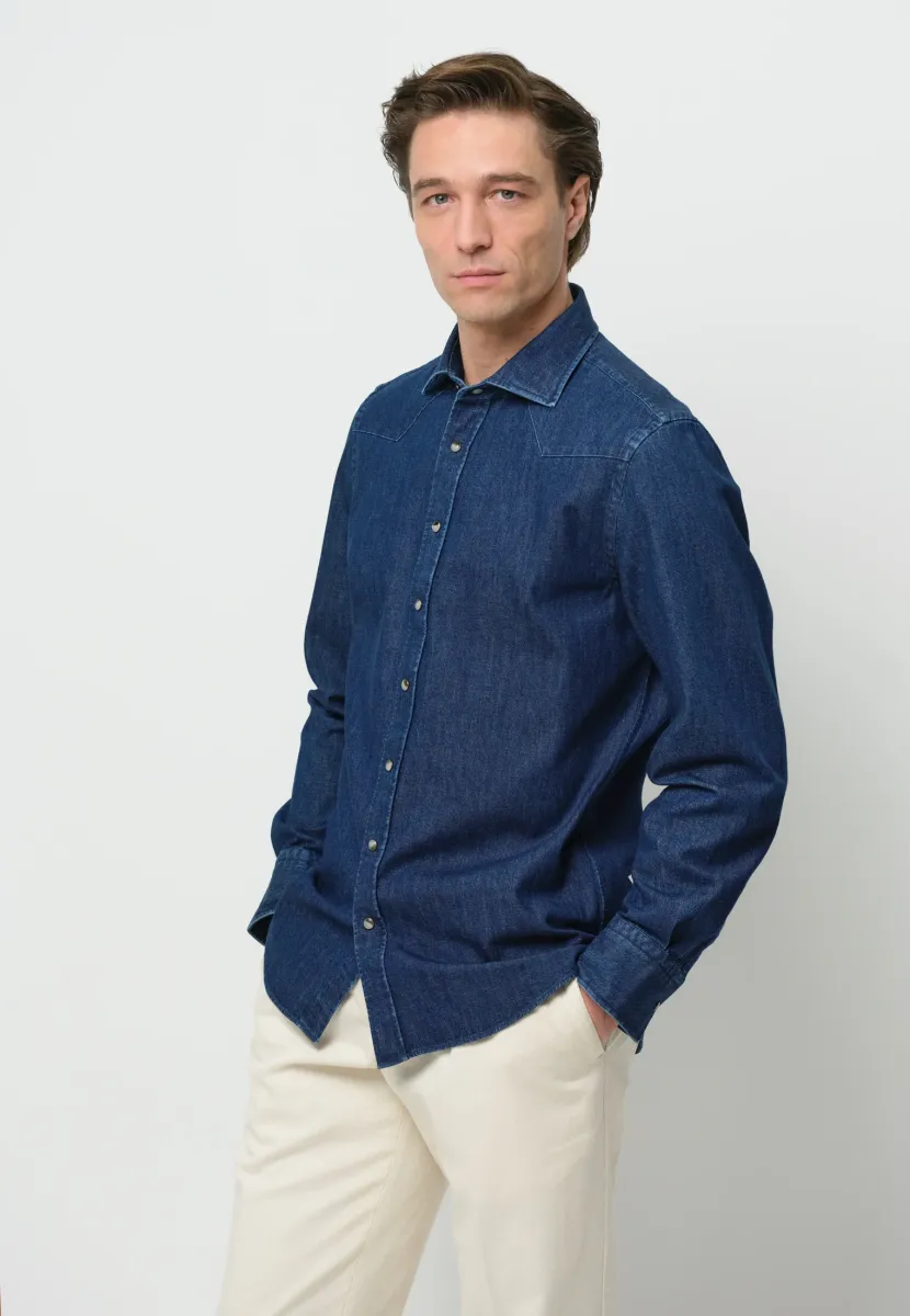 REGULAR FIT - Hemd - blue