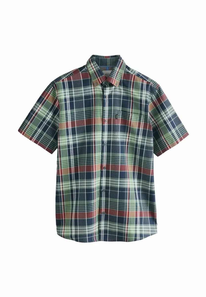 REGULAR FIT - Hemd - green navy madras check
