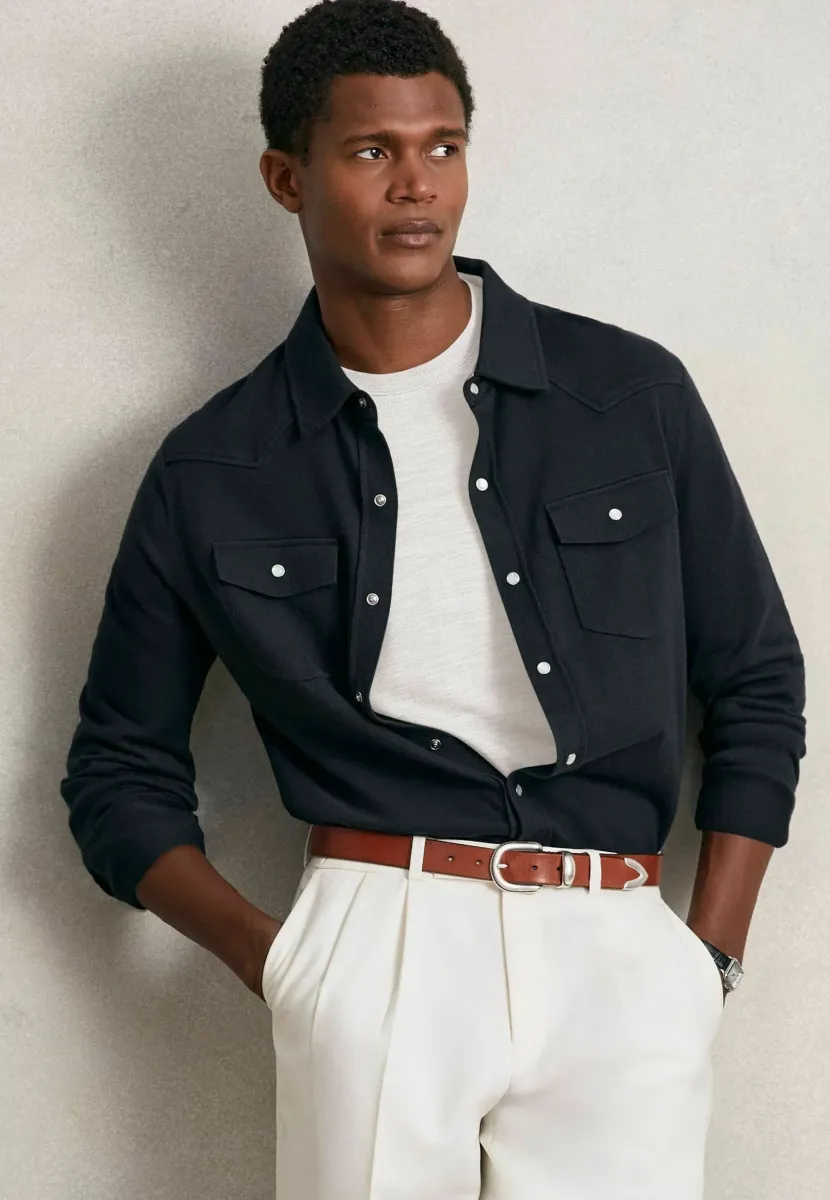 REGULAR FIT - Hemd - navy