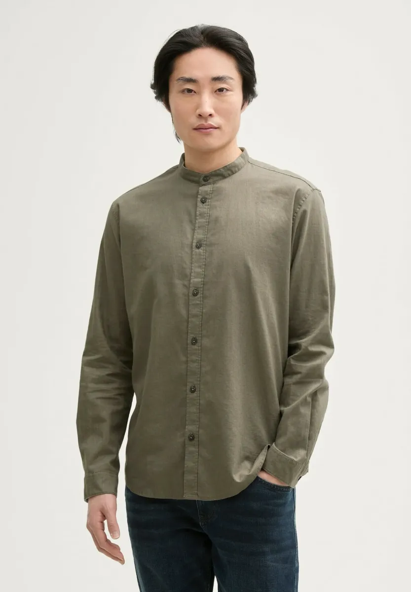 REGULAR FIT - Hemd - smokey olive green