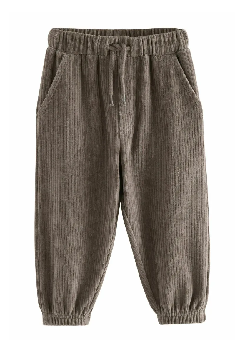 REGULAR FIT - JOGGERS - Stoffhose - mink brown