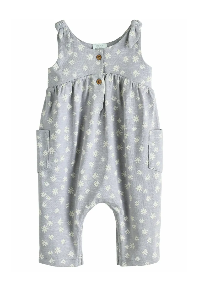 REGULAR FIT - Jumpsuit - grey daisy flower