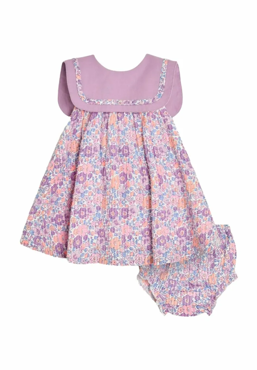 REGULAR FIT  JUNGLE FLORAL SAILOR FRONT  - Freizeitkleid - lilac purple