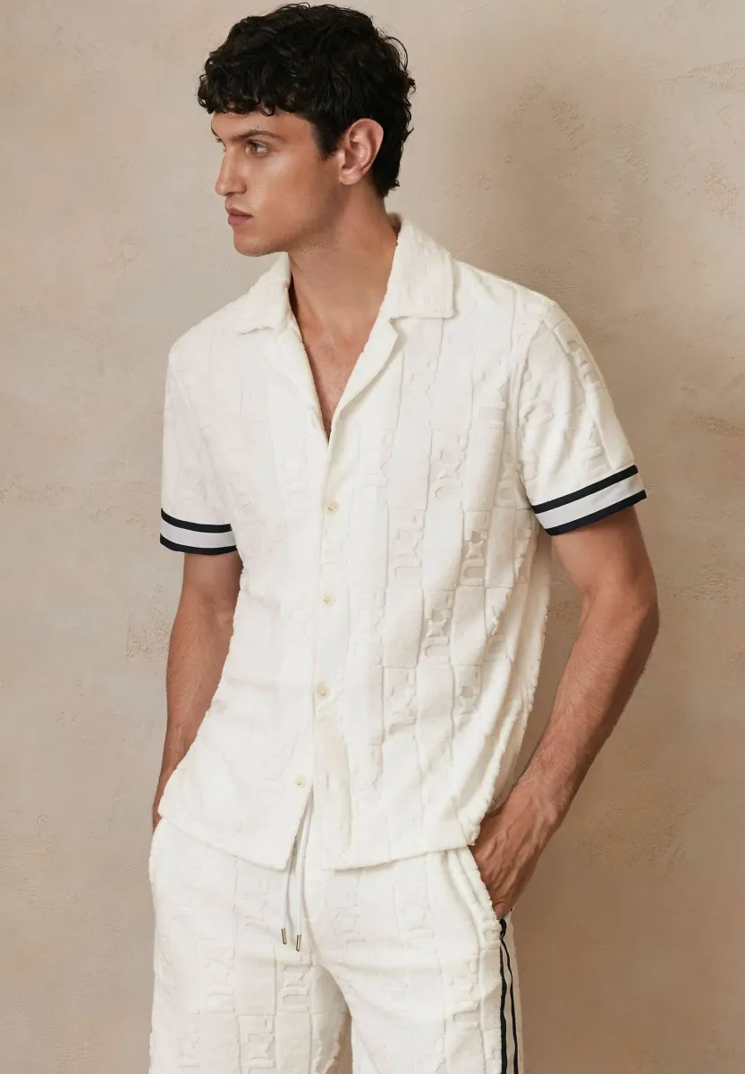 REGULAR FIT - KALA CHÉ MONOGRAM - Hemd - white