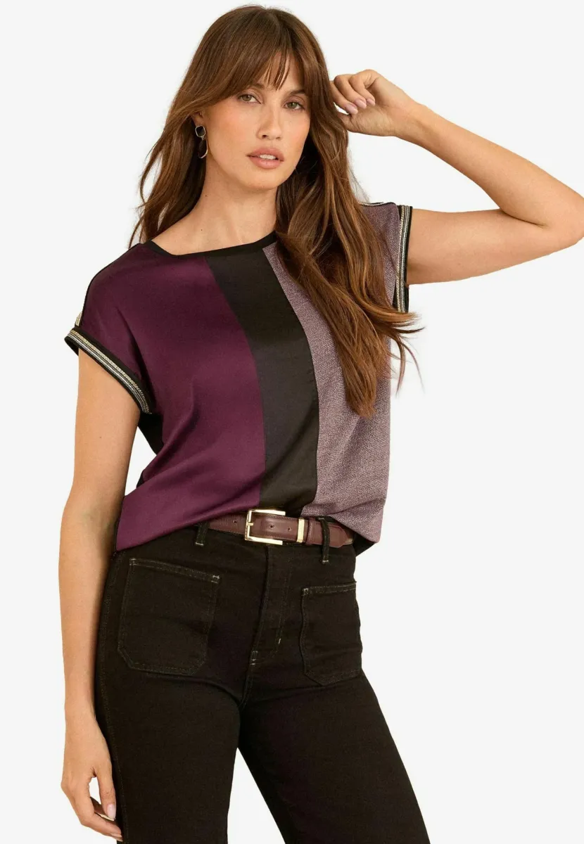 REGULAR FIT - Langarmshirt - berry red