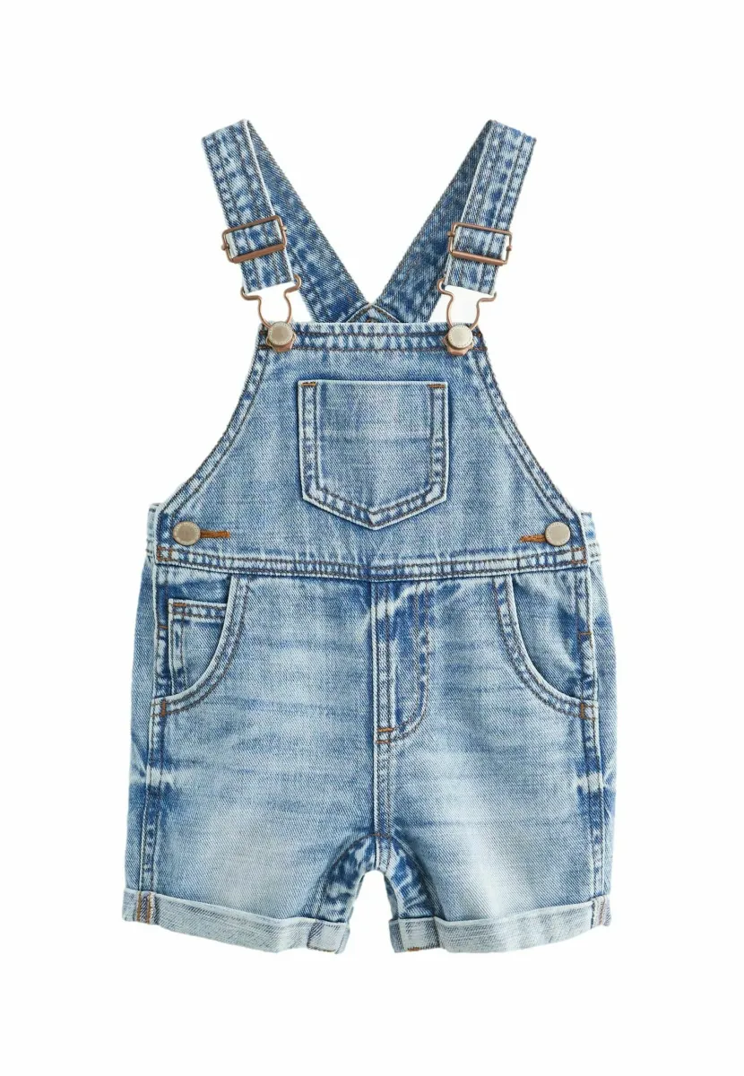 REGULAR FIT - Latzhose - light wash