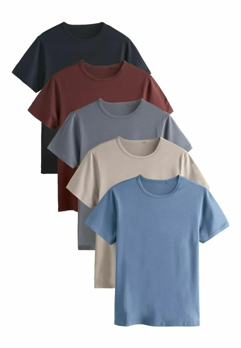 REGULAR FIT -  LAYERING - T-Shirt basic - neutral blue