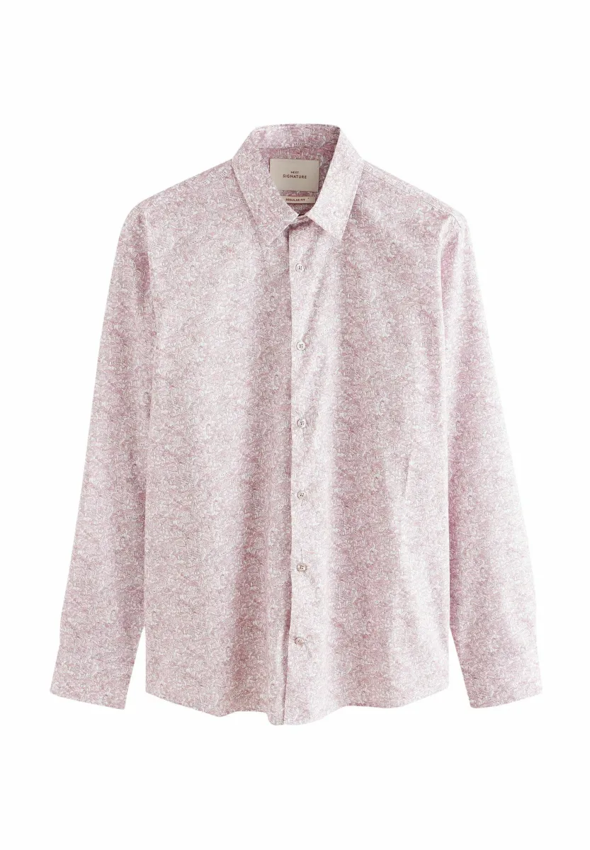 REGULAR FIT LIBERTY PRINT - Hemd - pink rooftop scene