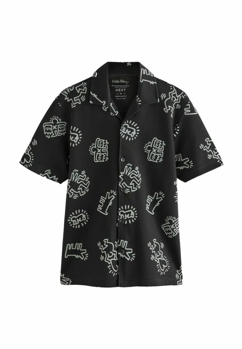 REGULAR FIT LICENCE KEITH HARING  - Hemd - black