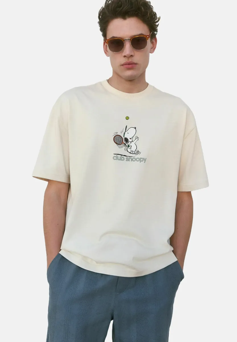 REGULAR FIT - LICENCE SNOOPY JAPANESE  - T-Shirt print - ecru