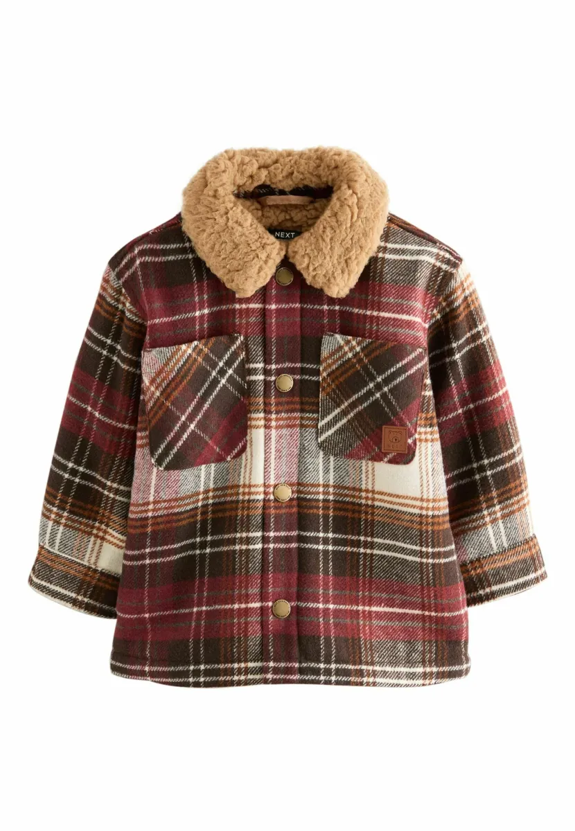 REGULAR FIT - LINED CHECK  - Winterjacke - red check