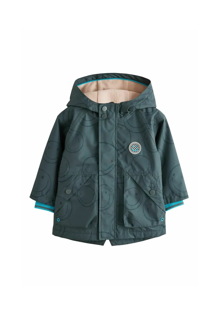 REGULAR FIT - LINED - Regenjacke / wasserabweisende Jacke - black