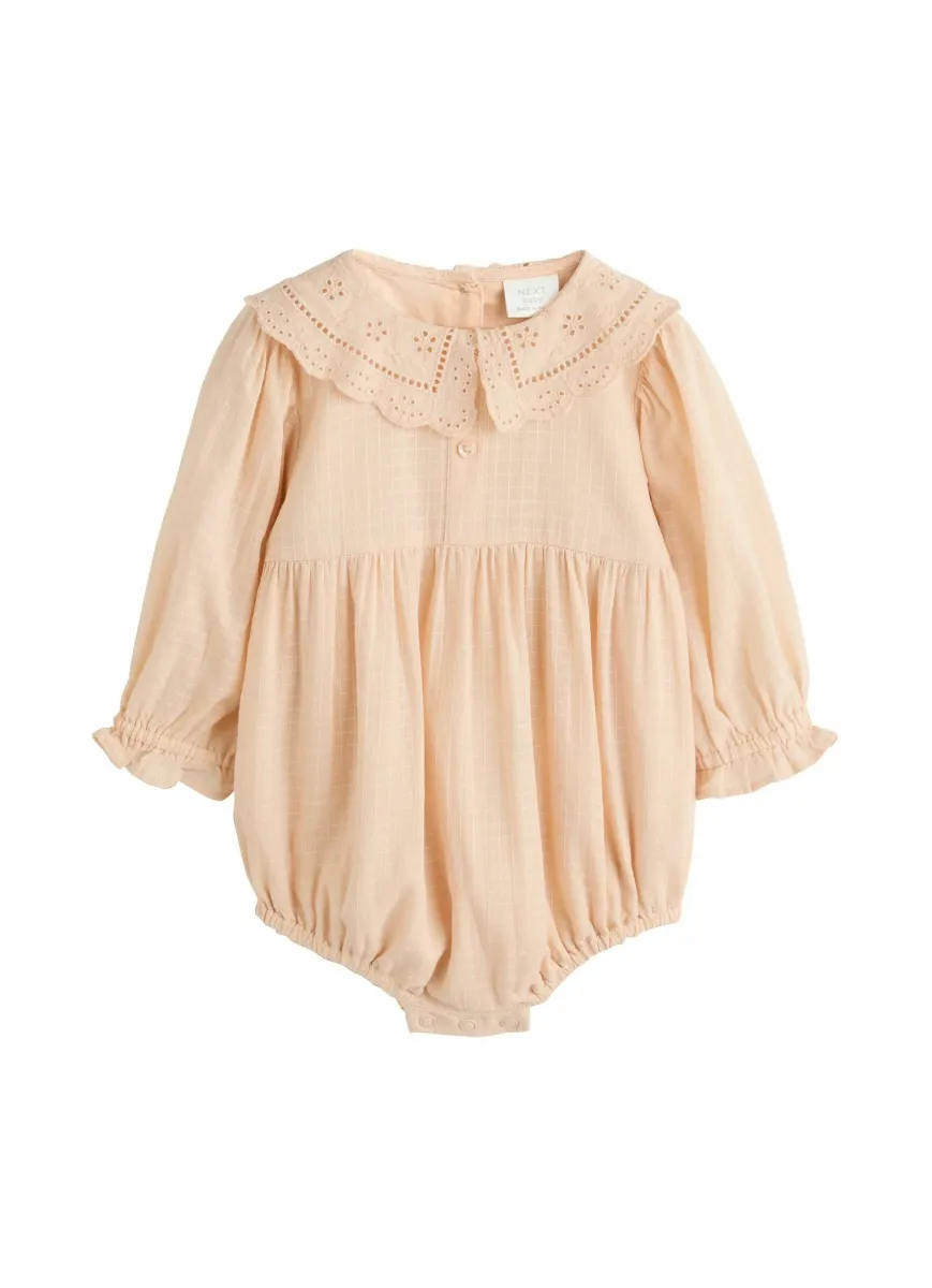 REGULAR FIT LONG SLEEVE BLOOMER - Body - peach pink