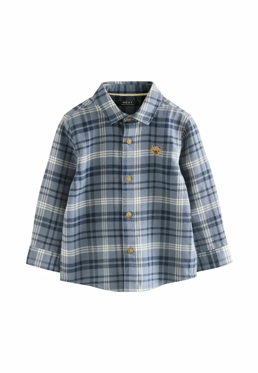 REGULAR FIT - LONG SLEEVE CHECK CHARACTER - Hemd - blue bear check