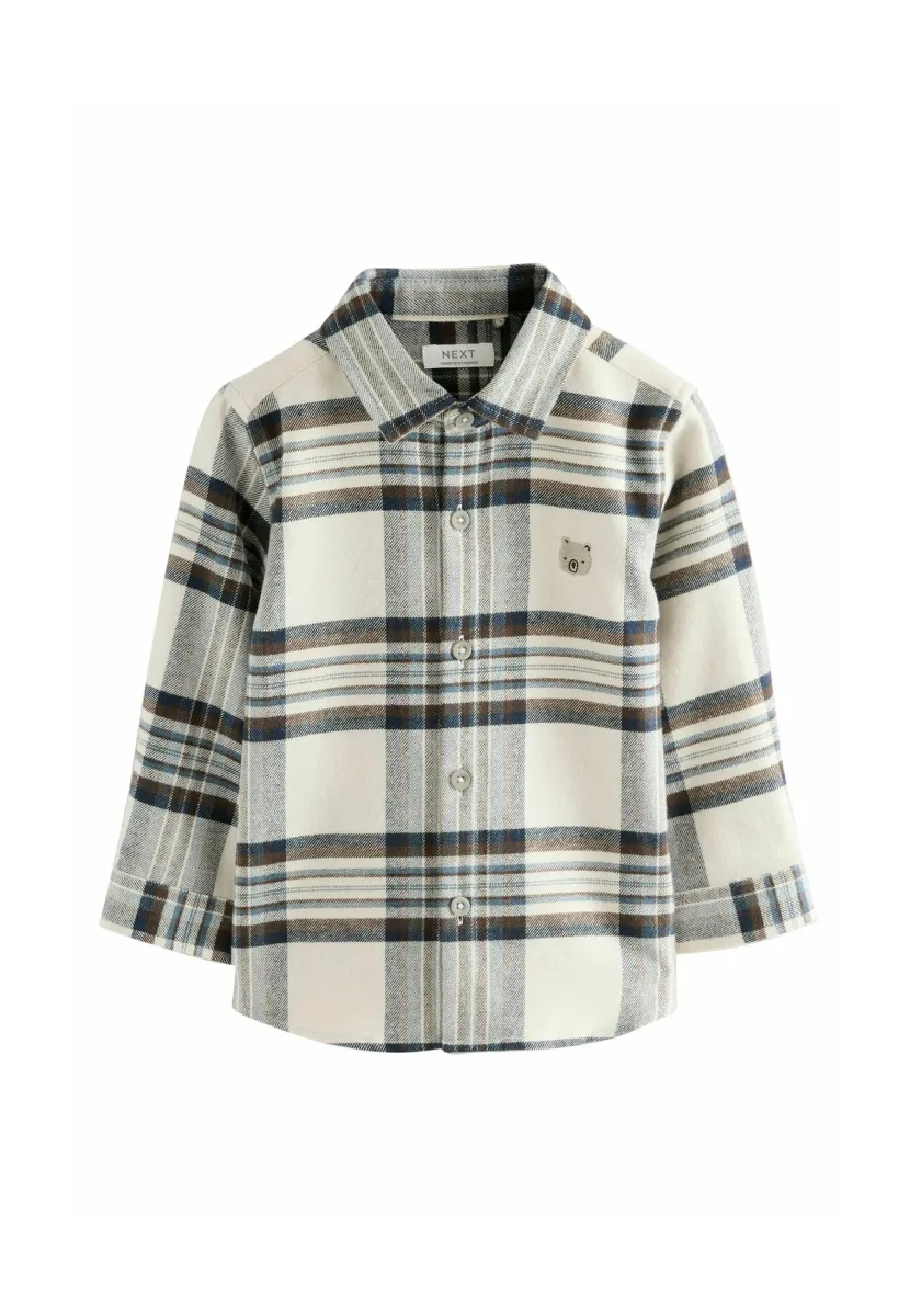 REGULAR FIT - LONG SLEEVE CHECK CHARACTER - Hemd - blue ecru