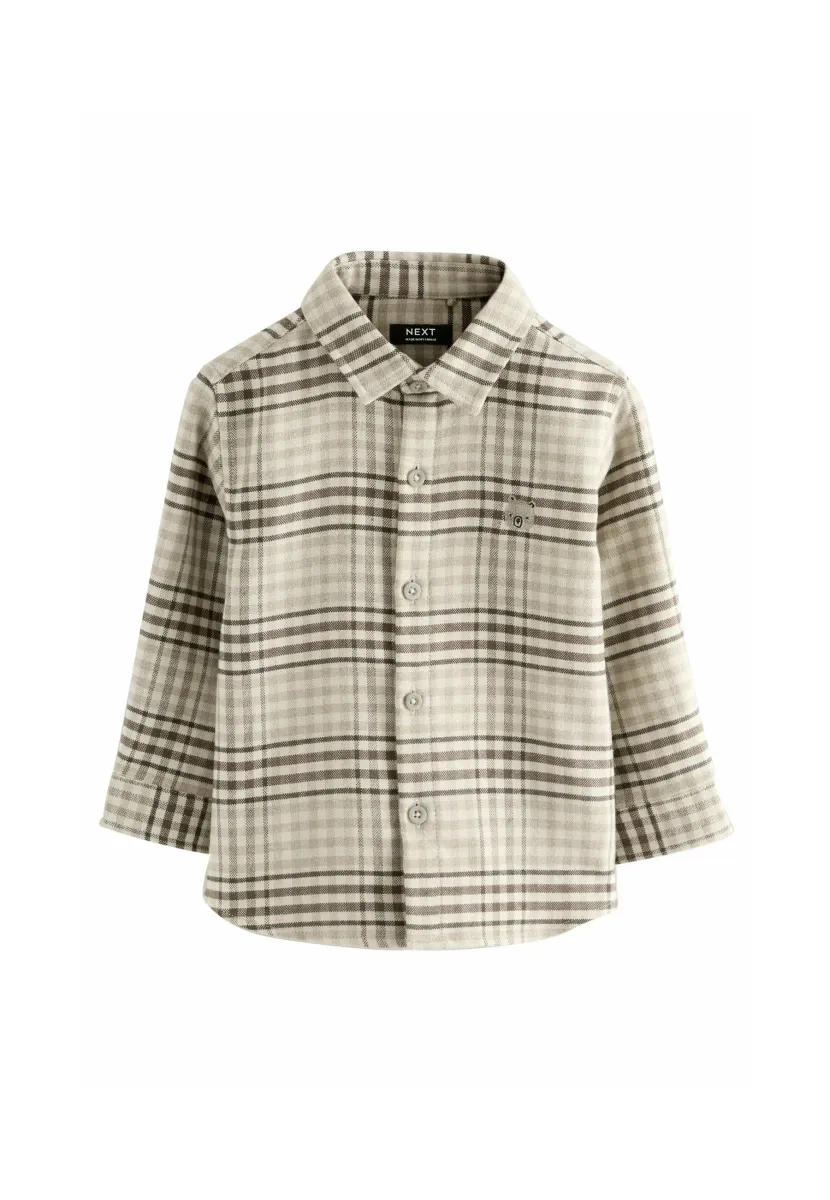 REGULAR FIT - LONG SLEEVE CHECK CHARACTER - Hemd - neutral tan