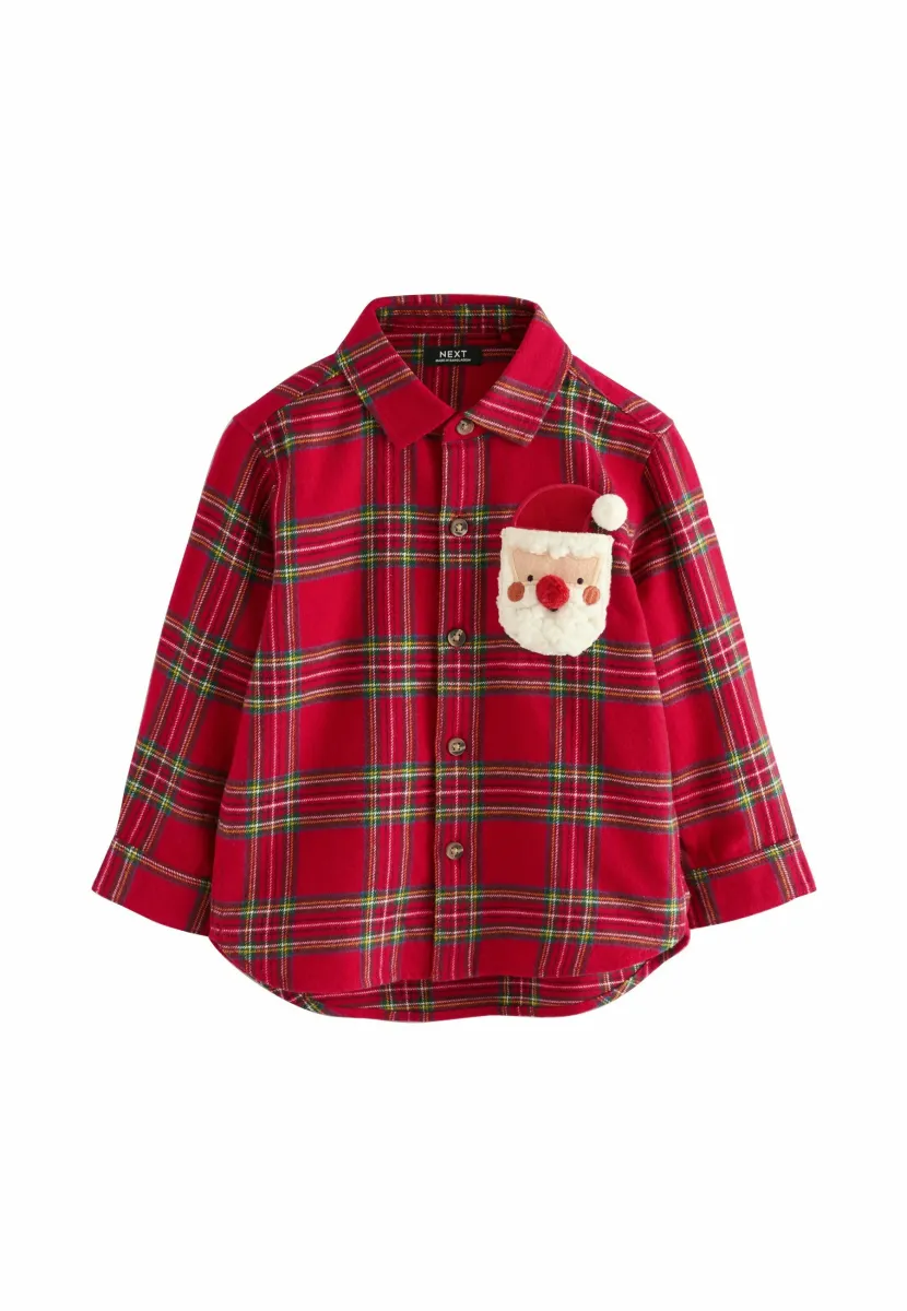 REGULAR FIT - LONG SLEEVE CHRISTMAS TARTAN CHECK CHARACTER - Hemd - red tartan